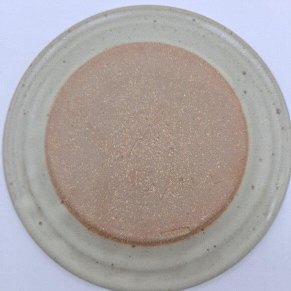 Artist Signed Studio Art Pottery Round Butter / Cheese Dish w/ Dome Lid - Picture 11 of 11